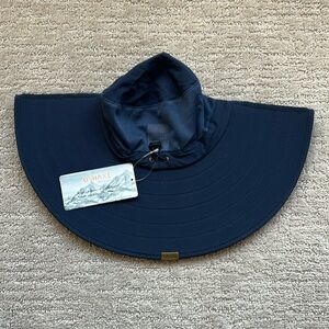 NWT Ushake Navy Wide Brim Sun Hat